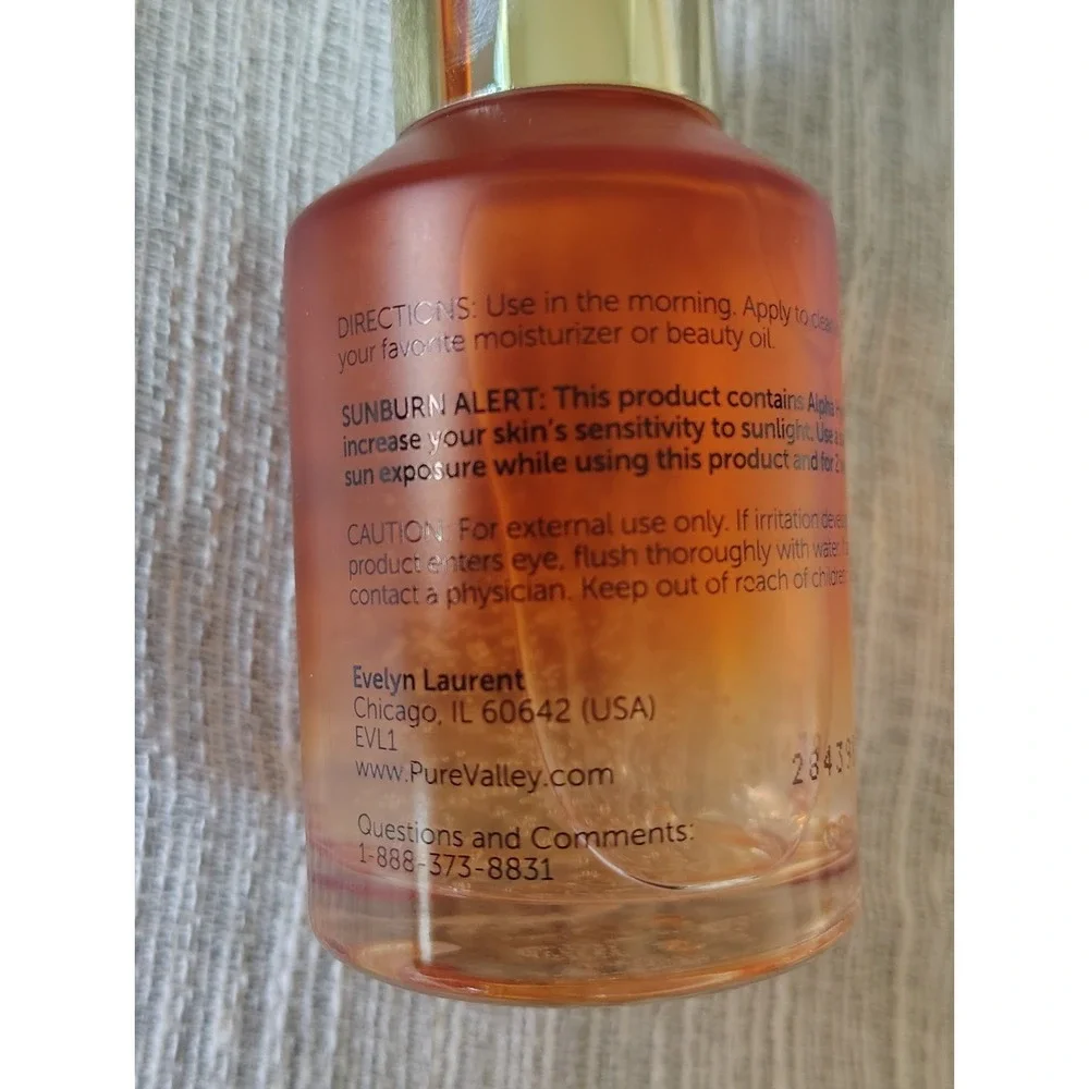 Evelyn Laurent Vitamin C + Ferulic Acid Brightening Face Serum 2oz Lot of 2